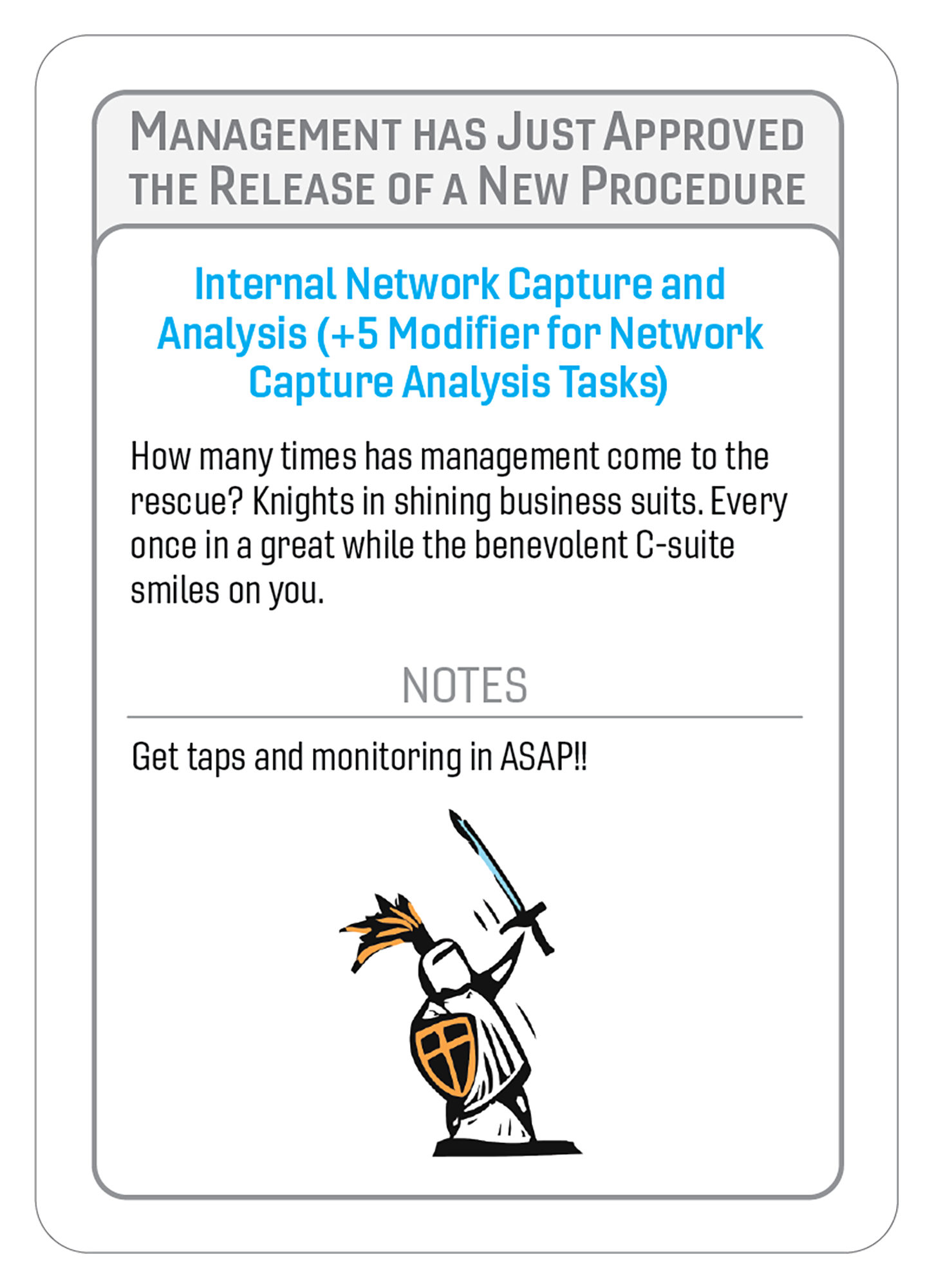 Management has Just Approved the Release of a New Procedure-52