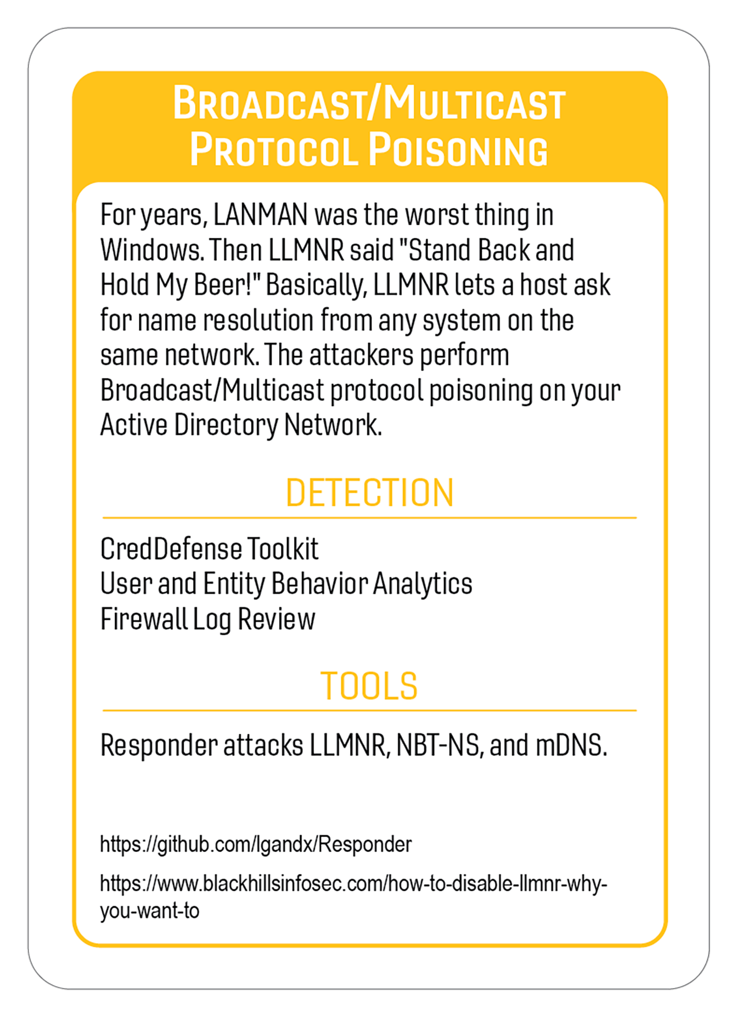 Broadcast / Multicast Protocol Poisoning-17